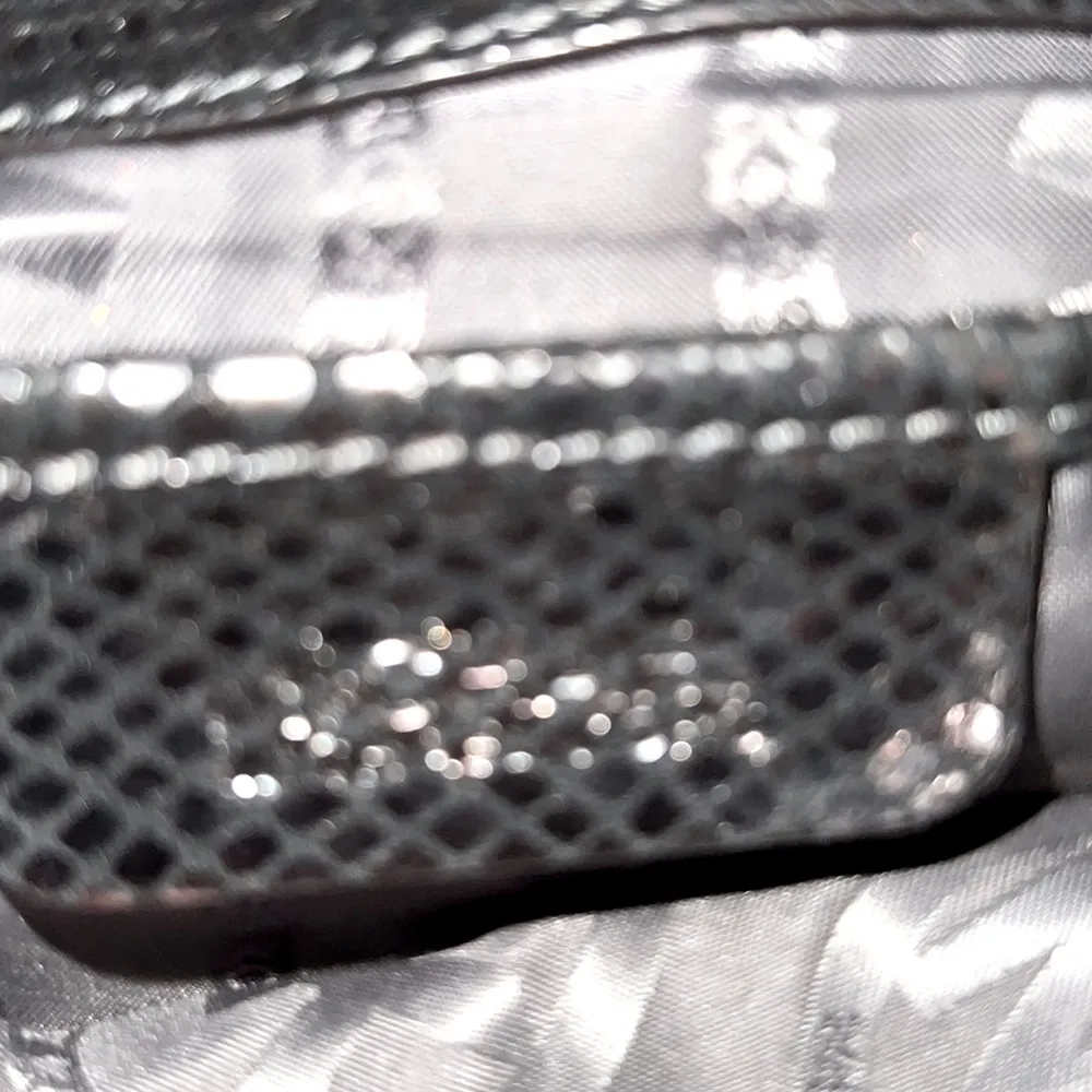 Michael Kors Vintage Metallic Python Chain Bag - Image 13