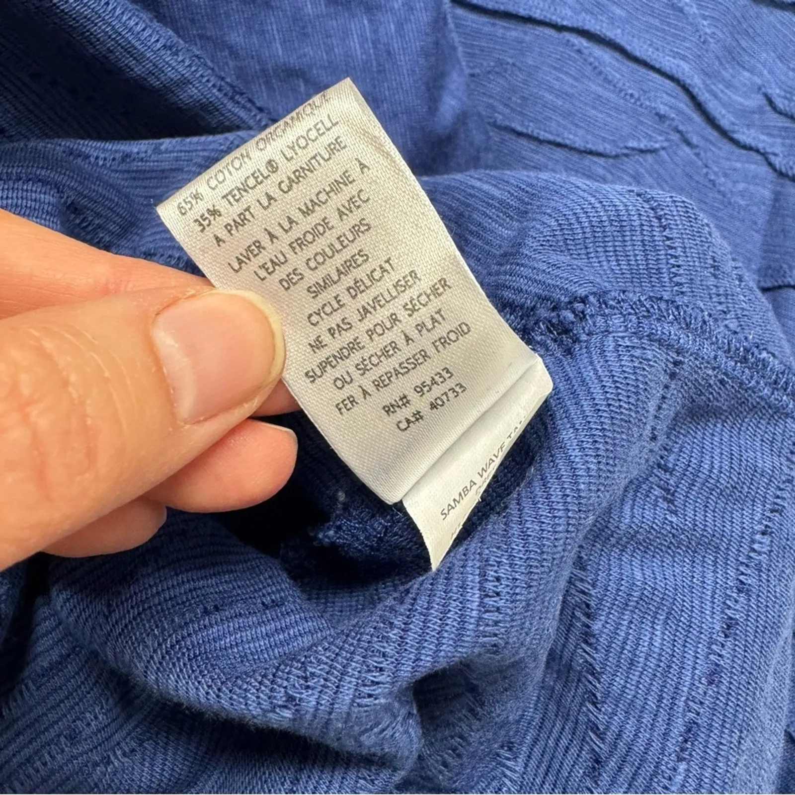 Horny Toad Blue Textured Sleeveless Dress Womens XS Athletic Outdoorsy Hiking - Image 9