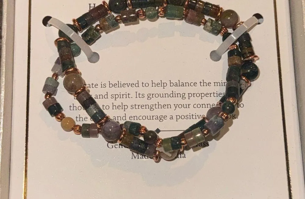 Shivam Agate Gemstone Bracelet - Image 4