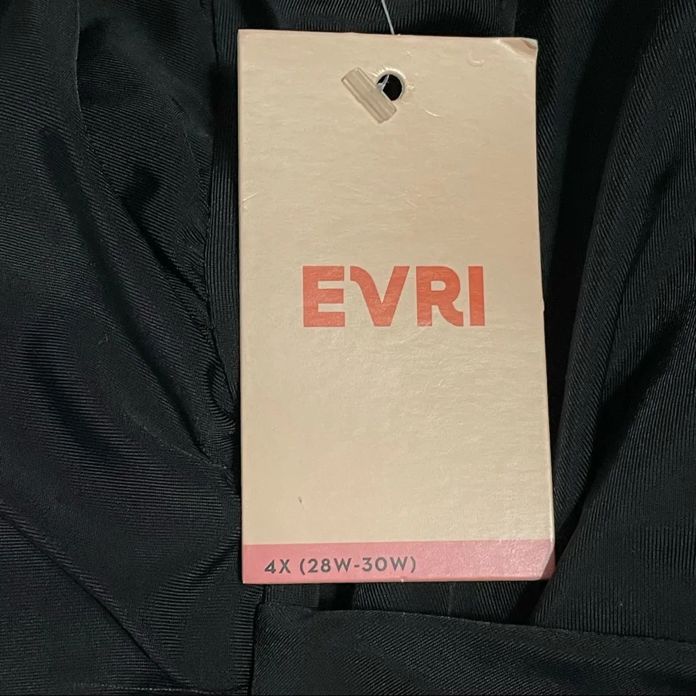 Evri Women’s Zoe Wrap One Piece Black Swimsuit Size 4X - Image 12