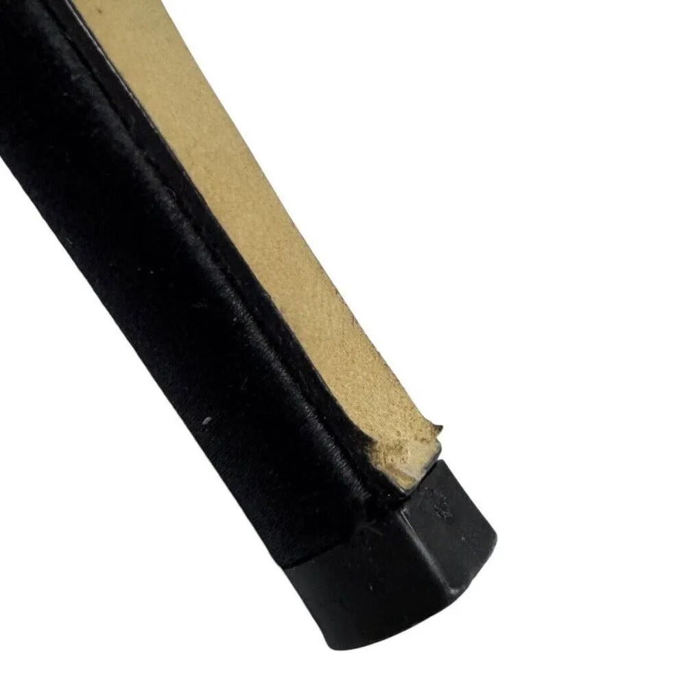 Kate Spade Strappy Heels Sandals 8 B Satin Gold Black Bows Glam Feminine Formal - Image 14