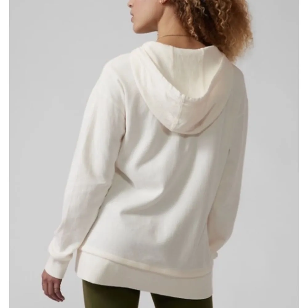 NWT Athleta white Sundown Alliance Hoodie Pullover Sweatshirt medium - Image 3