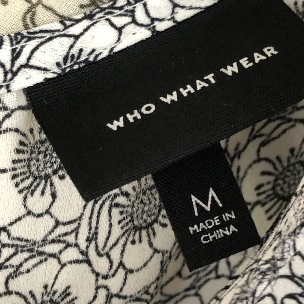 Who what where sleeveless blouse M - Image 5