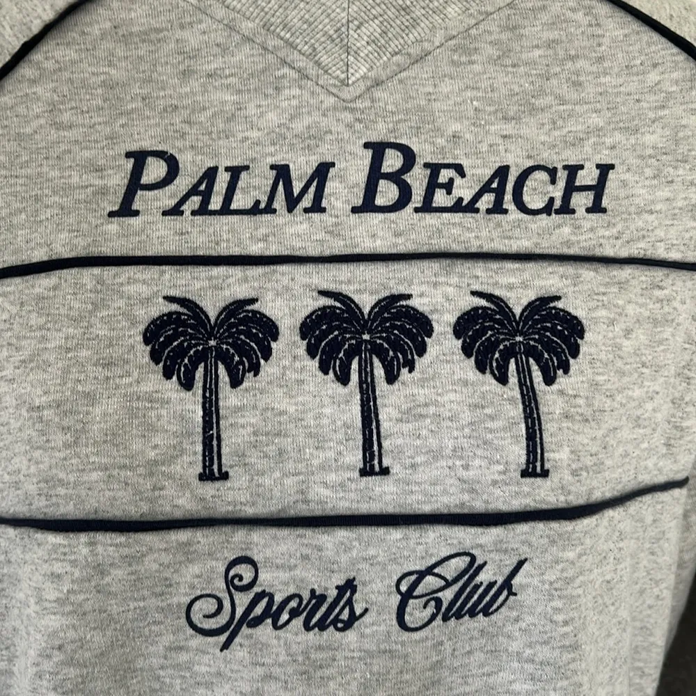 Cutest Gray New Urban Outfitters Vintage Palm Beach Sports Club Crewneck Sweater - Image 7