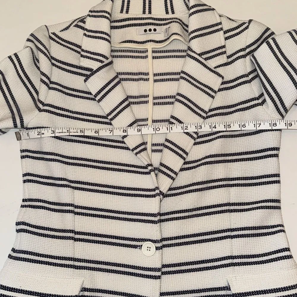 Three Dots  Knit Blazer, Size Large - Image 4