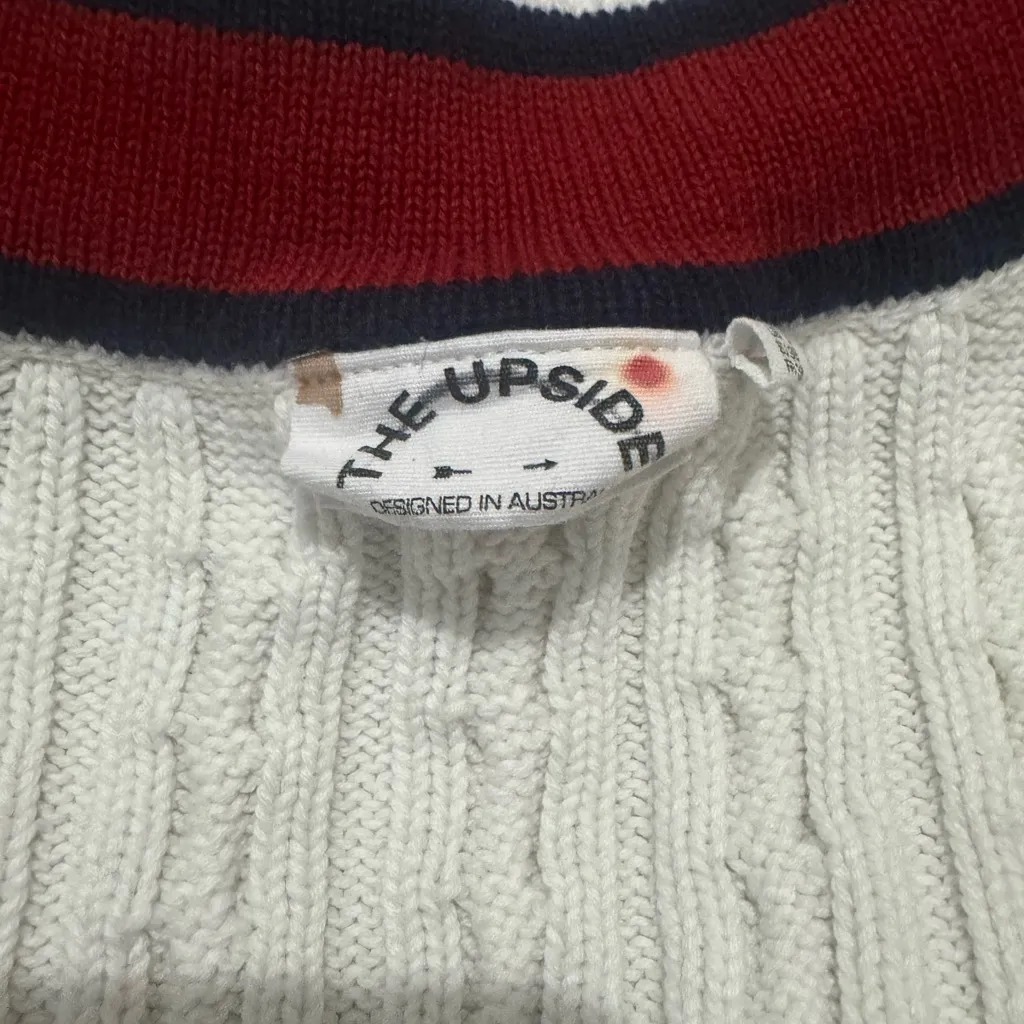 The Upside Columbia Blaise Knit Dress size Small White - Image 4