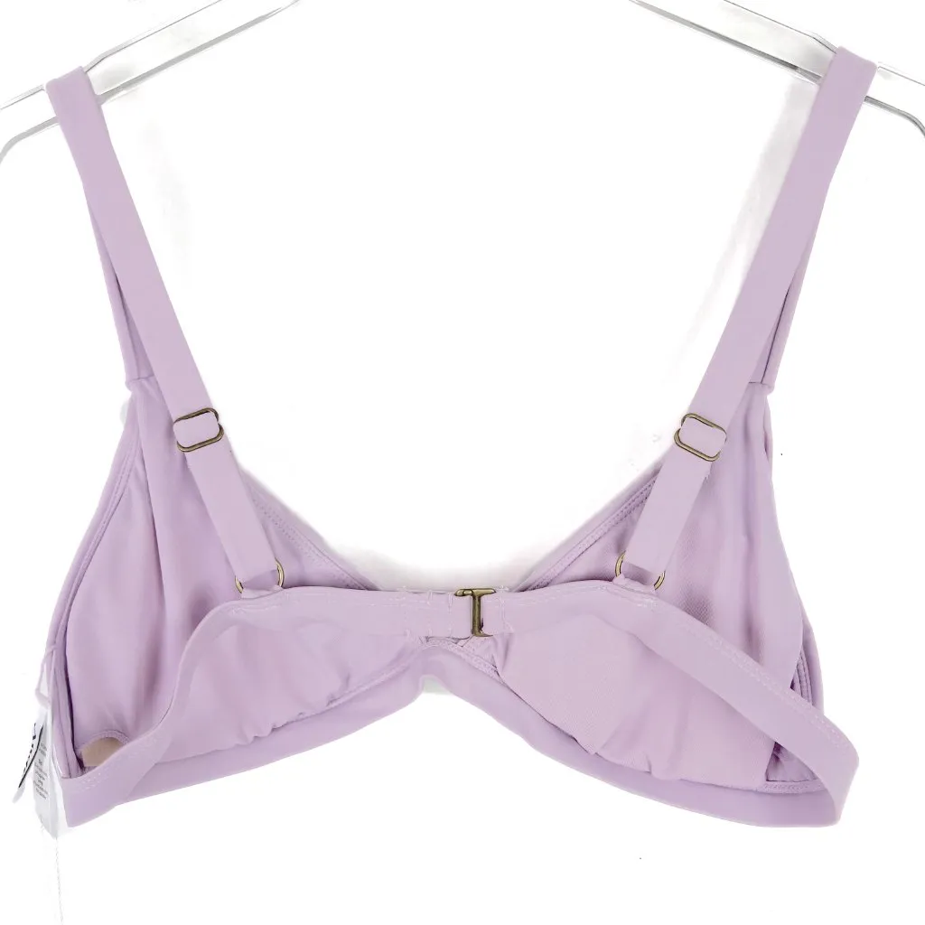 NWT Andie Swim The Caicos Top Flat Bikini Top Light Purple Size Large L NEW - Image 7