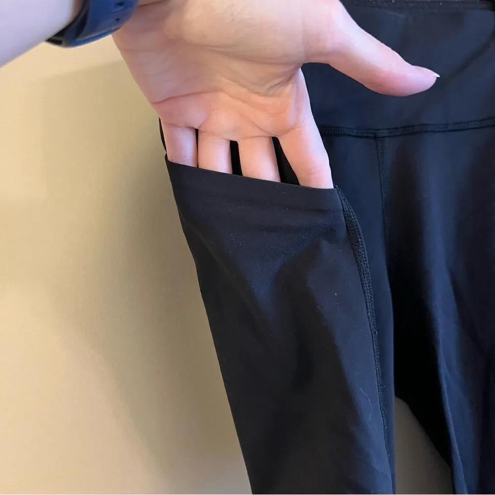 Lululemon Black Pace Rival Crop Full-On Luxtreme 6 - Image 7