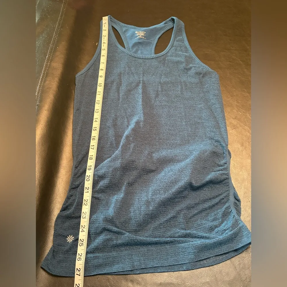 Athleta Teal Razor Back Tank Top size Small - Image 9