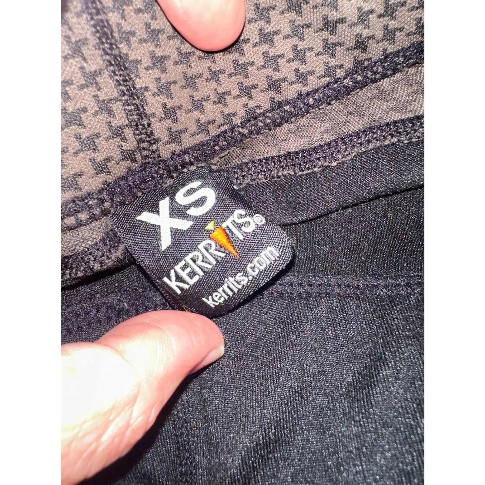 Kerrits Houndstooth‎ Knee Patch Performance Equestrian Riding Pants XS - Image 6
