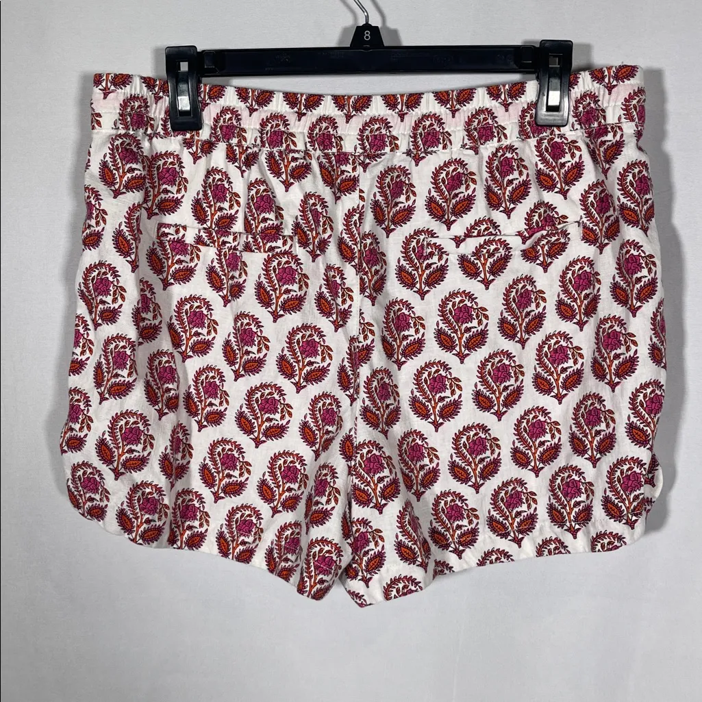 J CREW WOMENS SEASIDE LINEN BLEND SHORTS MEDIUM BQ787 - Image 7