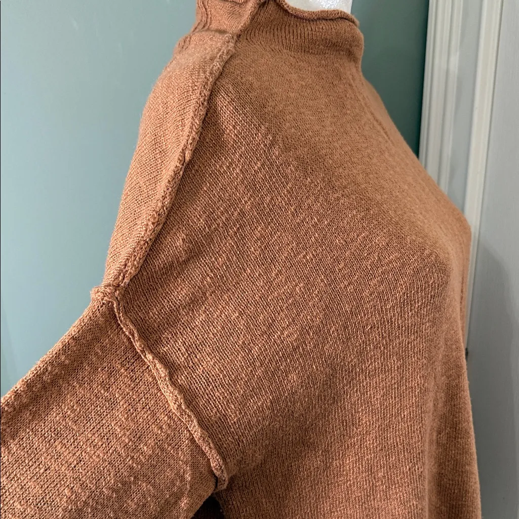 Wonderly Rust Brown Lightweight Knit Pullover Sweater Size XL - Image 5