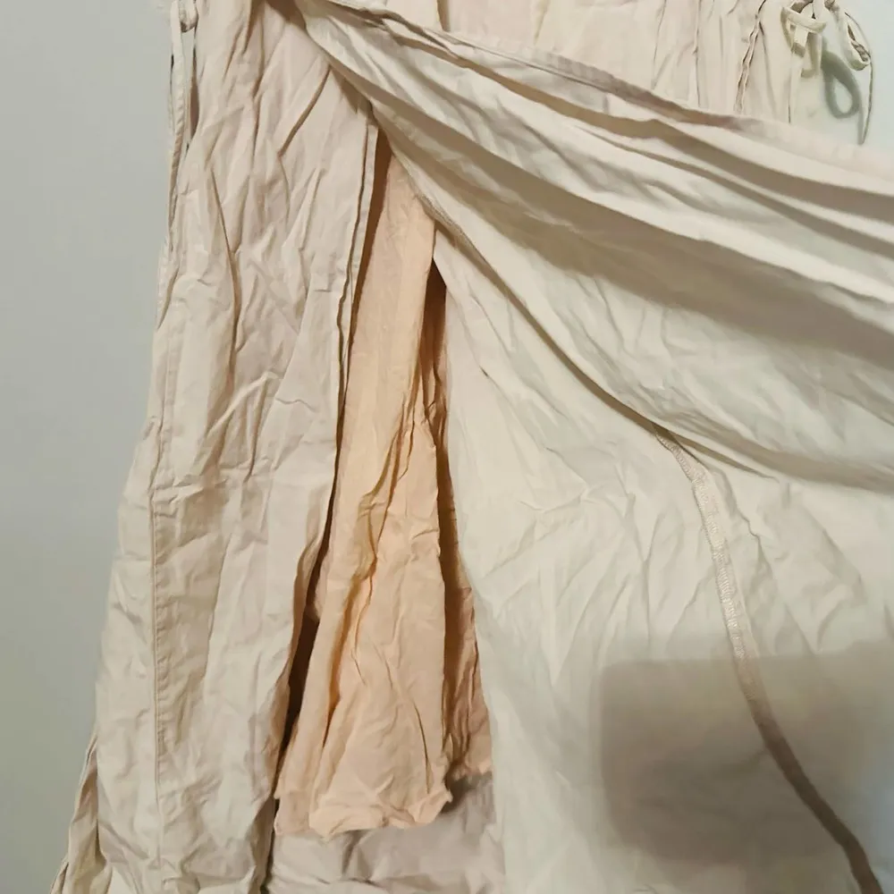 3.1 Phillip Lim Women's White Pale Pink Corset T-Shirt Side Tie Midi Dress Size4 - Image 12