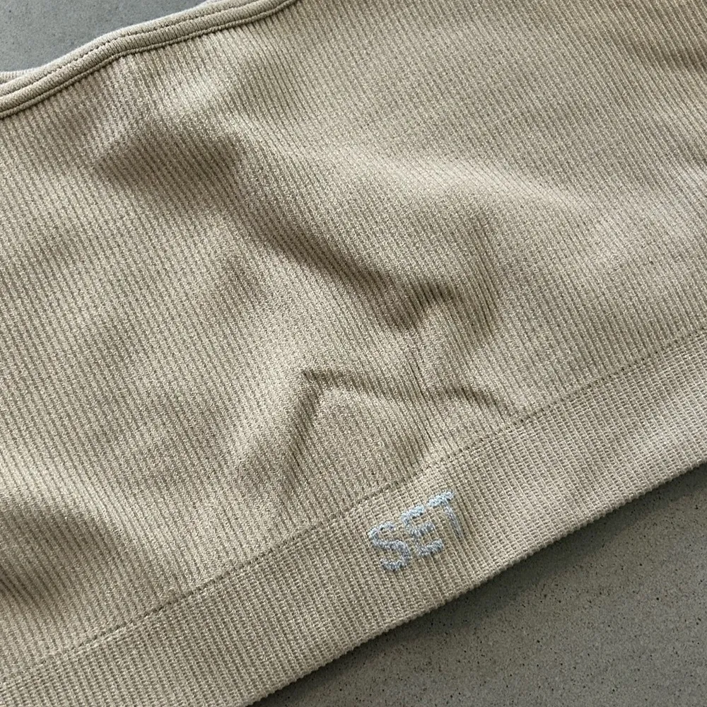 SET Active Cream Sports Bra - Image 2