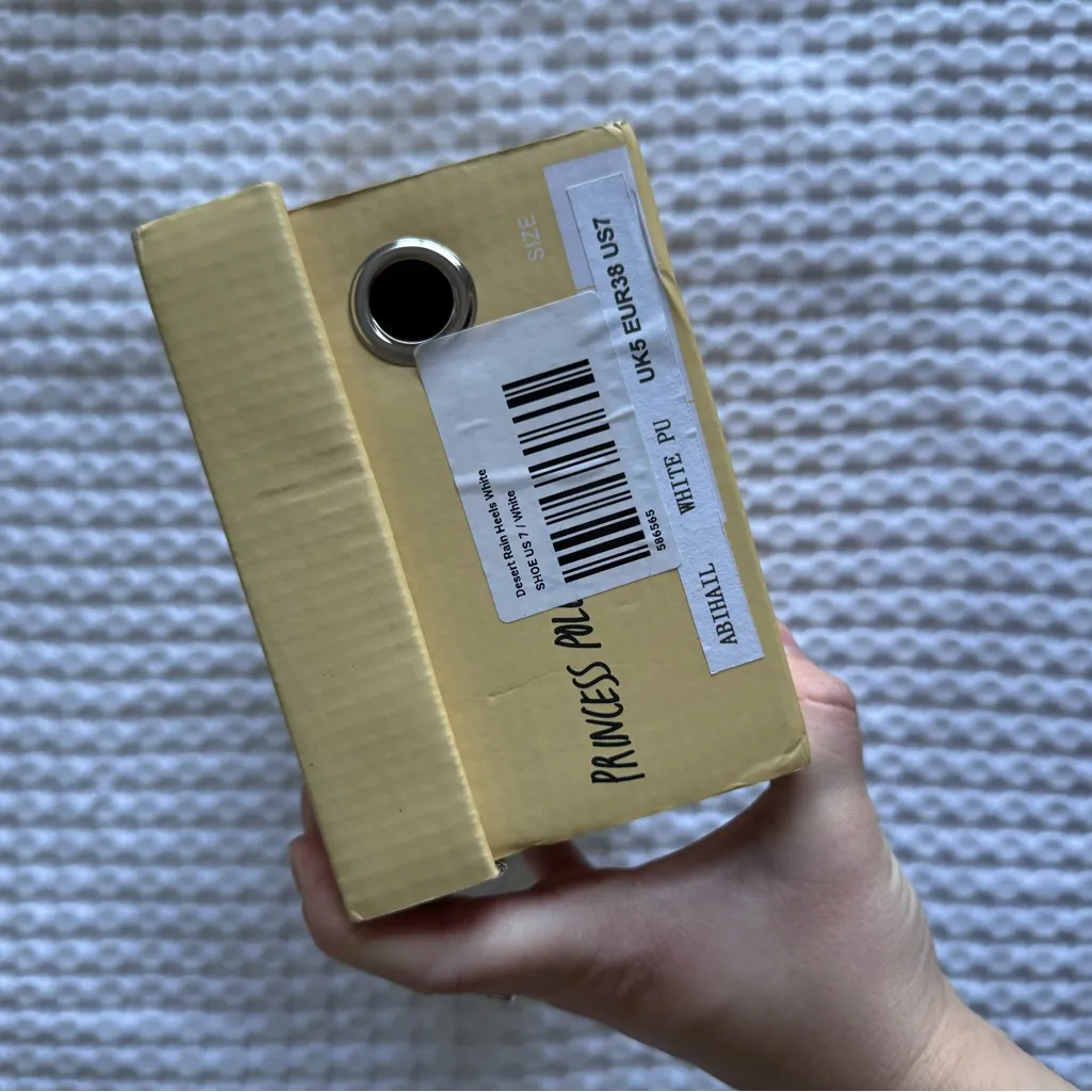 Princess Polly White Desert Rain Heels - Image 6