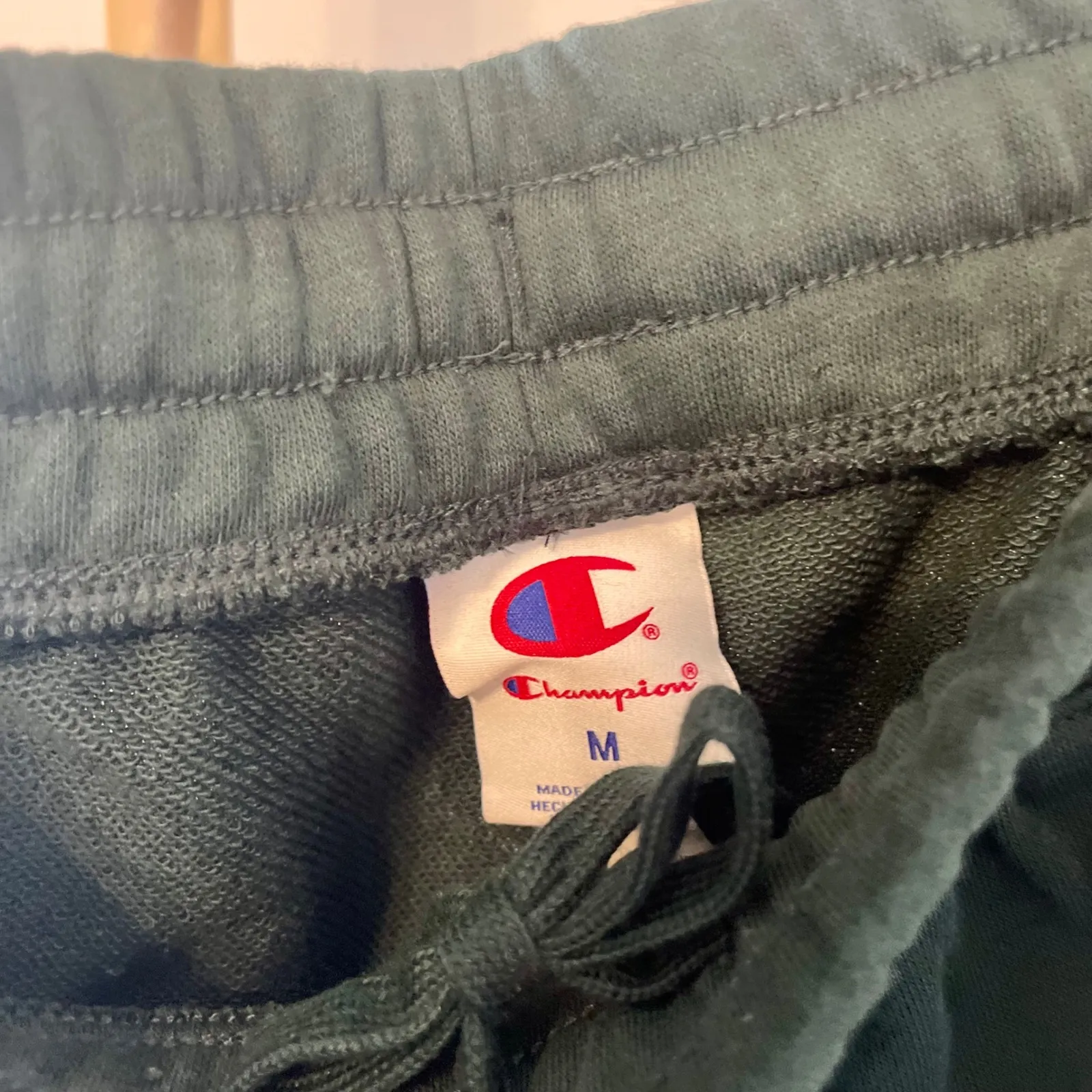 Champion Women Green Athletic Sporty Shorts with Side Stripe Sz M NWT - Image 4