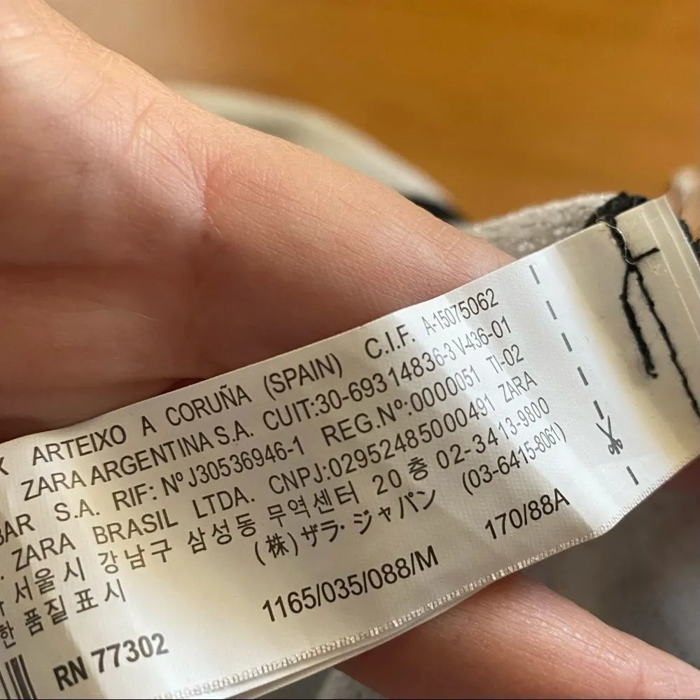 ZARA Knit Metallic High Low Tunic  Top SZ M NWOT - Image 12