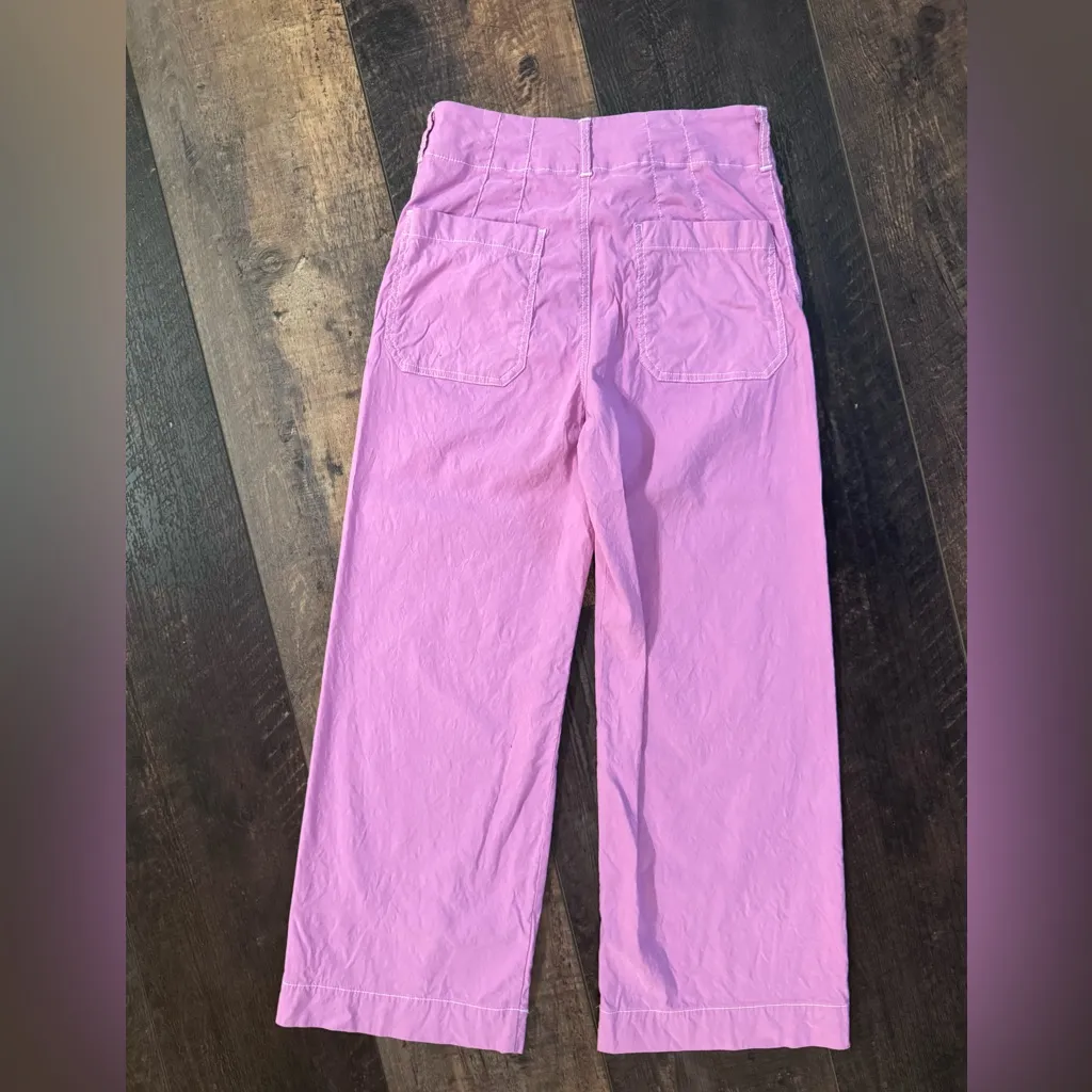 Maeve The Colette Pink Cropped Pants Size 27 Anthropologie - Image 6
