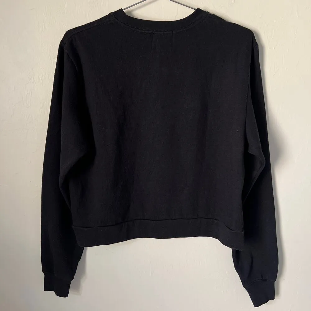 Sub Urban Riot x Erin&Sara Black Crewneck Sweatshirt Size XS - Image 2