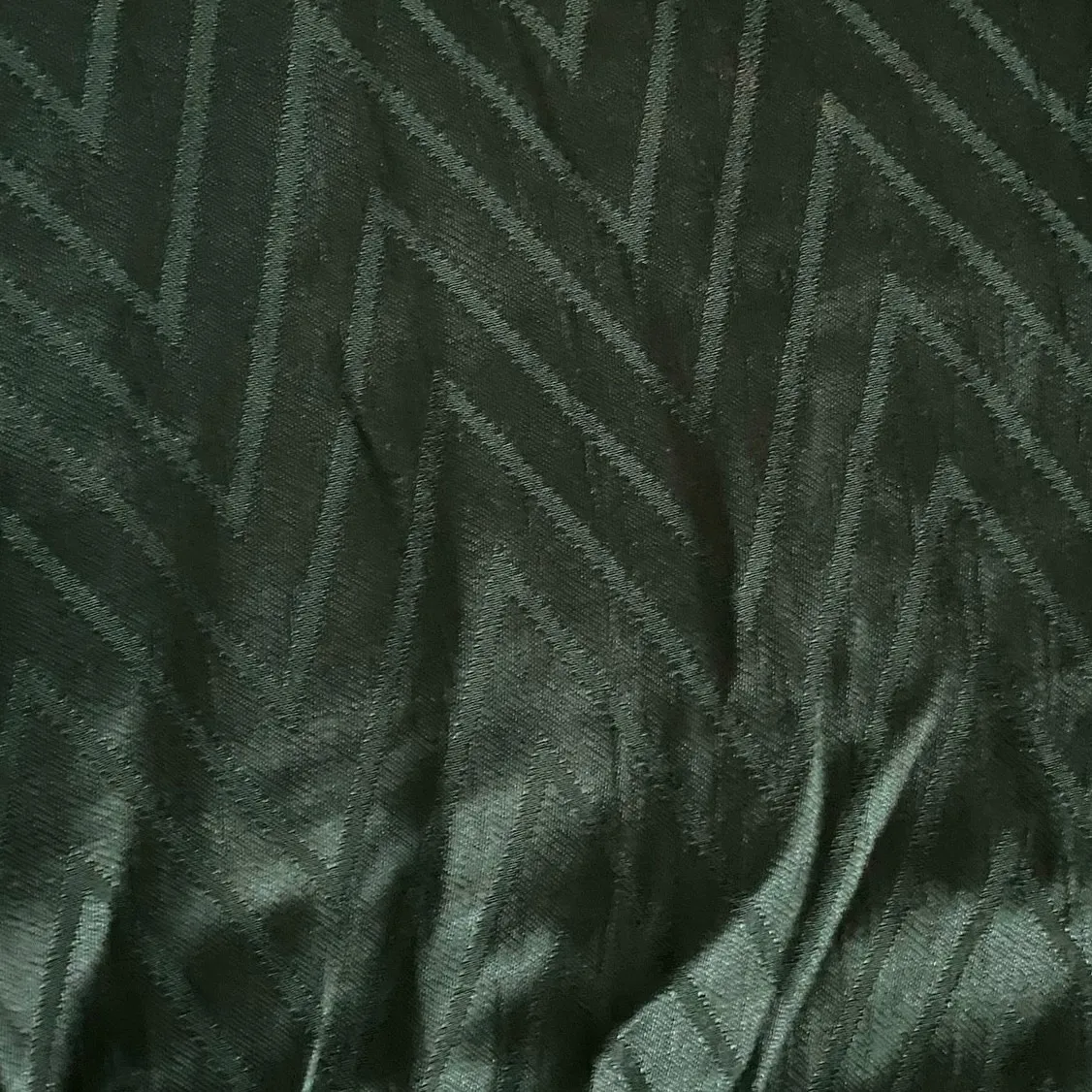 NEW Onia Size M Chloe Wide Leg Pants Silky Chevron Moss Green Cover Up Side Slit - Image 5