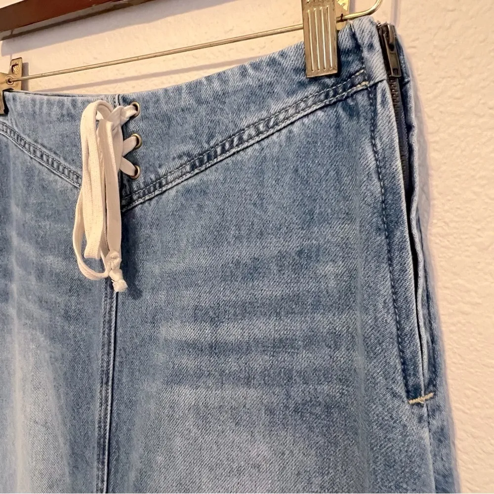 Maison Marguerite denim maxi skirt, medium wash, size M Blue - Image 10