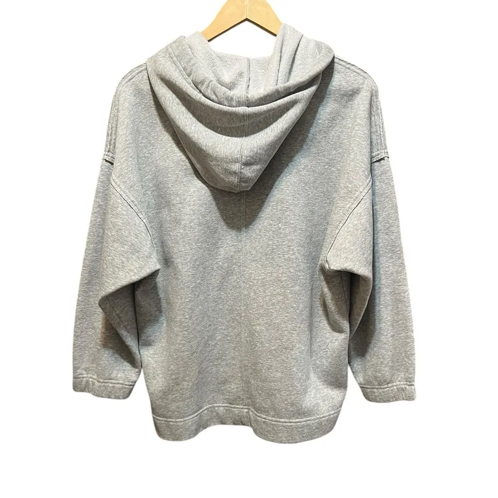 Free People Movement Chill Out Pullover Hooded Sweatshirt Size XS oversized Gray - Image 9