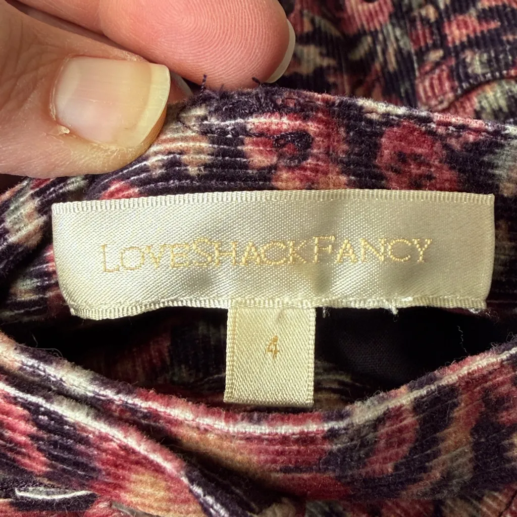 LoveShackFancy Hollywood Skirt in Blushing Berries - Image 9