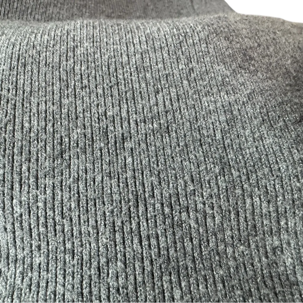 ANRABESS Ribbed GREY Cozy Turtleneck Sweater Gray Size undefined - Image 7