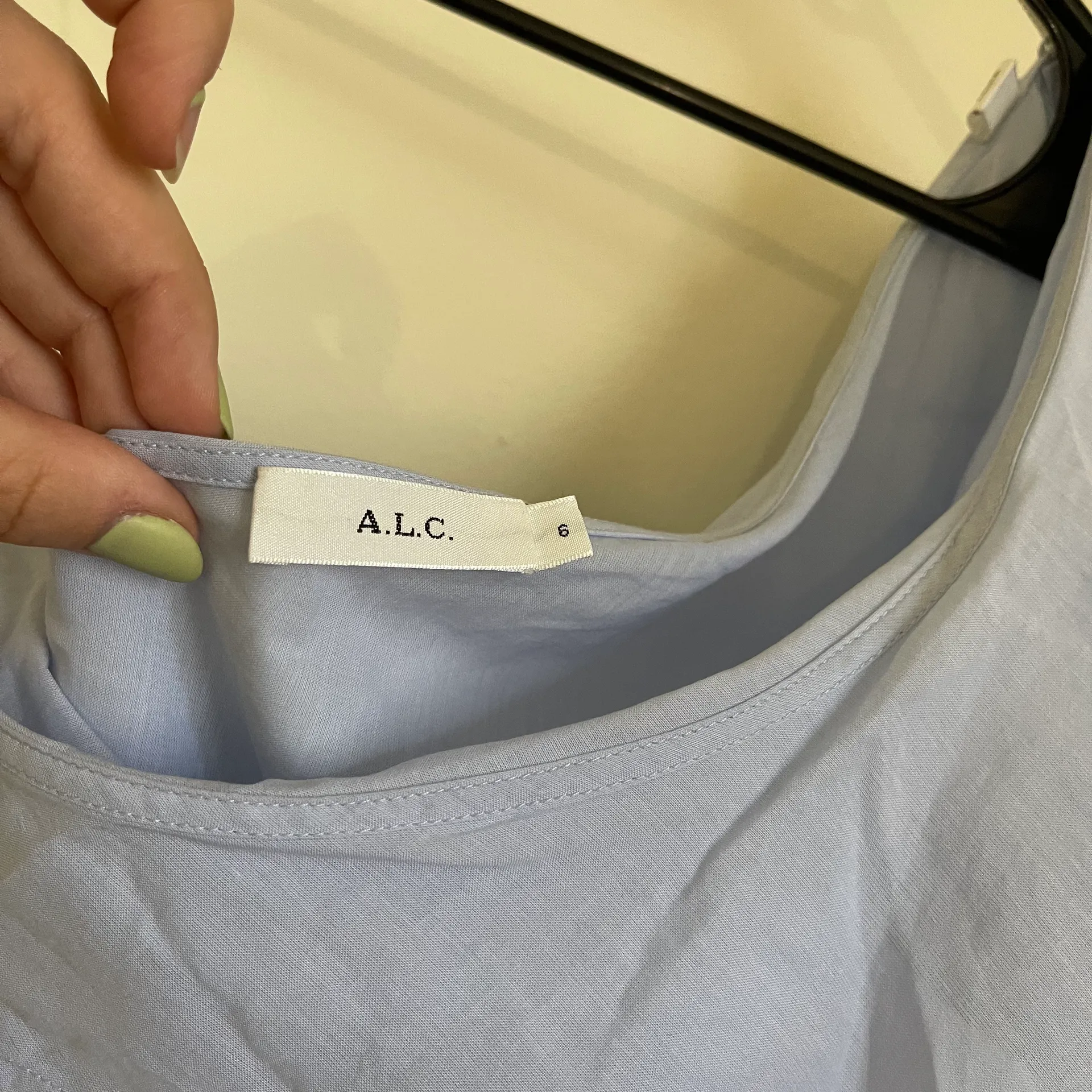 One Shoulder Blue Top - Image 5