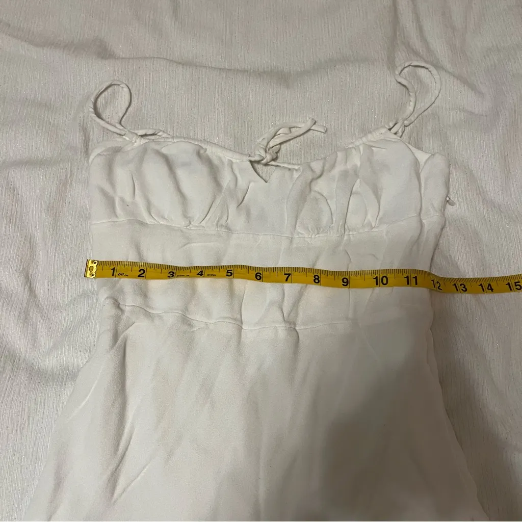 Wilfred Aritzia  Ivory Bellow Midi Dress - Image 6