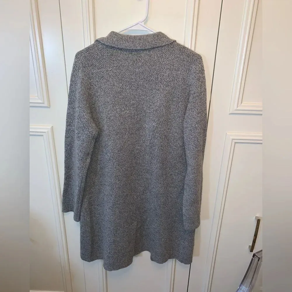 Love‎ Tree Mal Notched Lapel Open Front Cardigan Size Small - Image 4