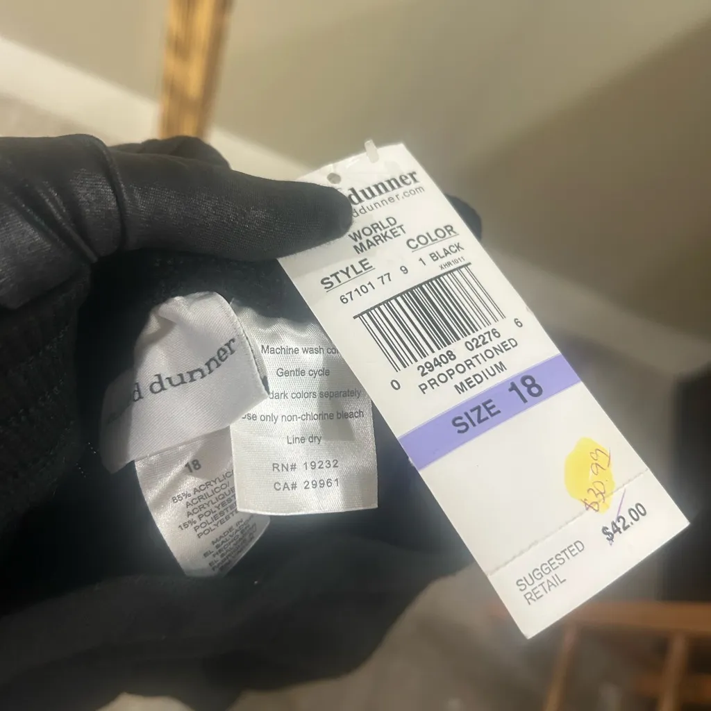 S.C. & Co Stretch Denim Skirt With Shorts Women’s XXL Blue NWT - Image 7