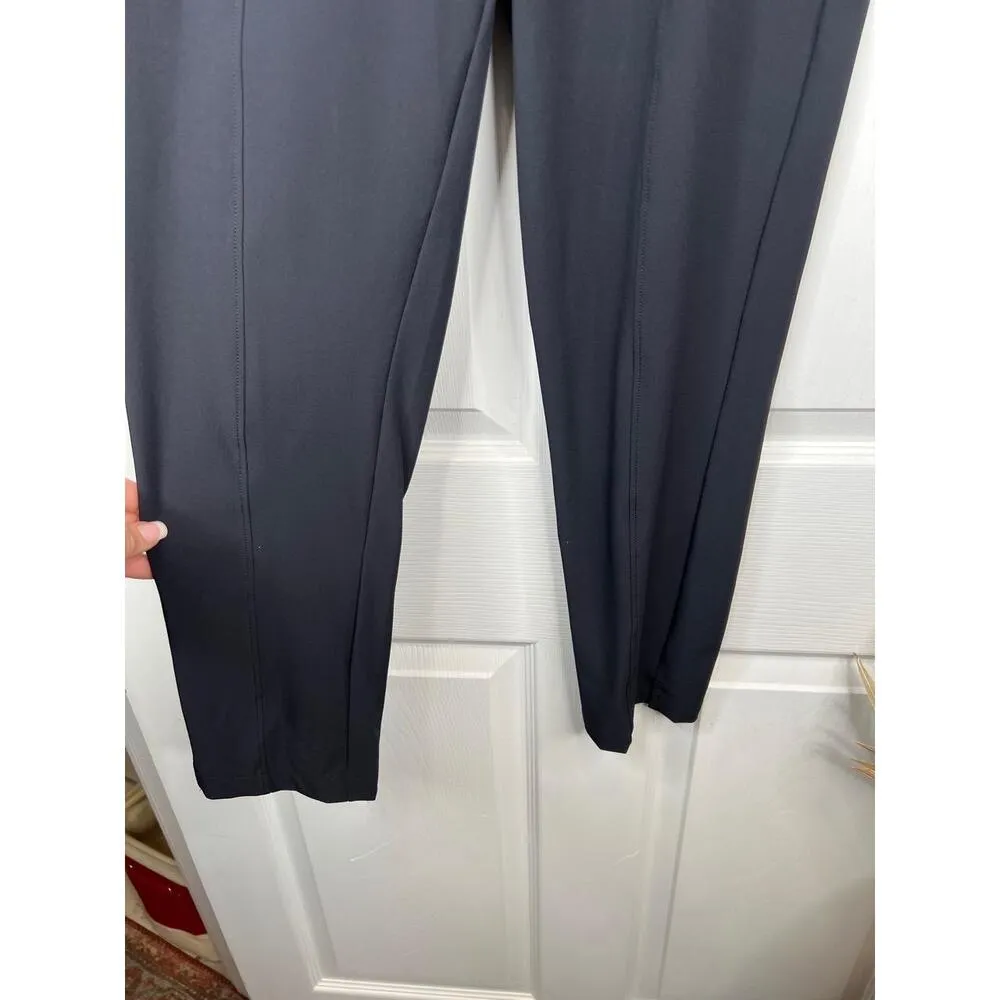 Zella Black High Waisted Straight Leg Elastic Waistband Pants XS Pullon Active - Image 6