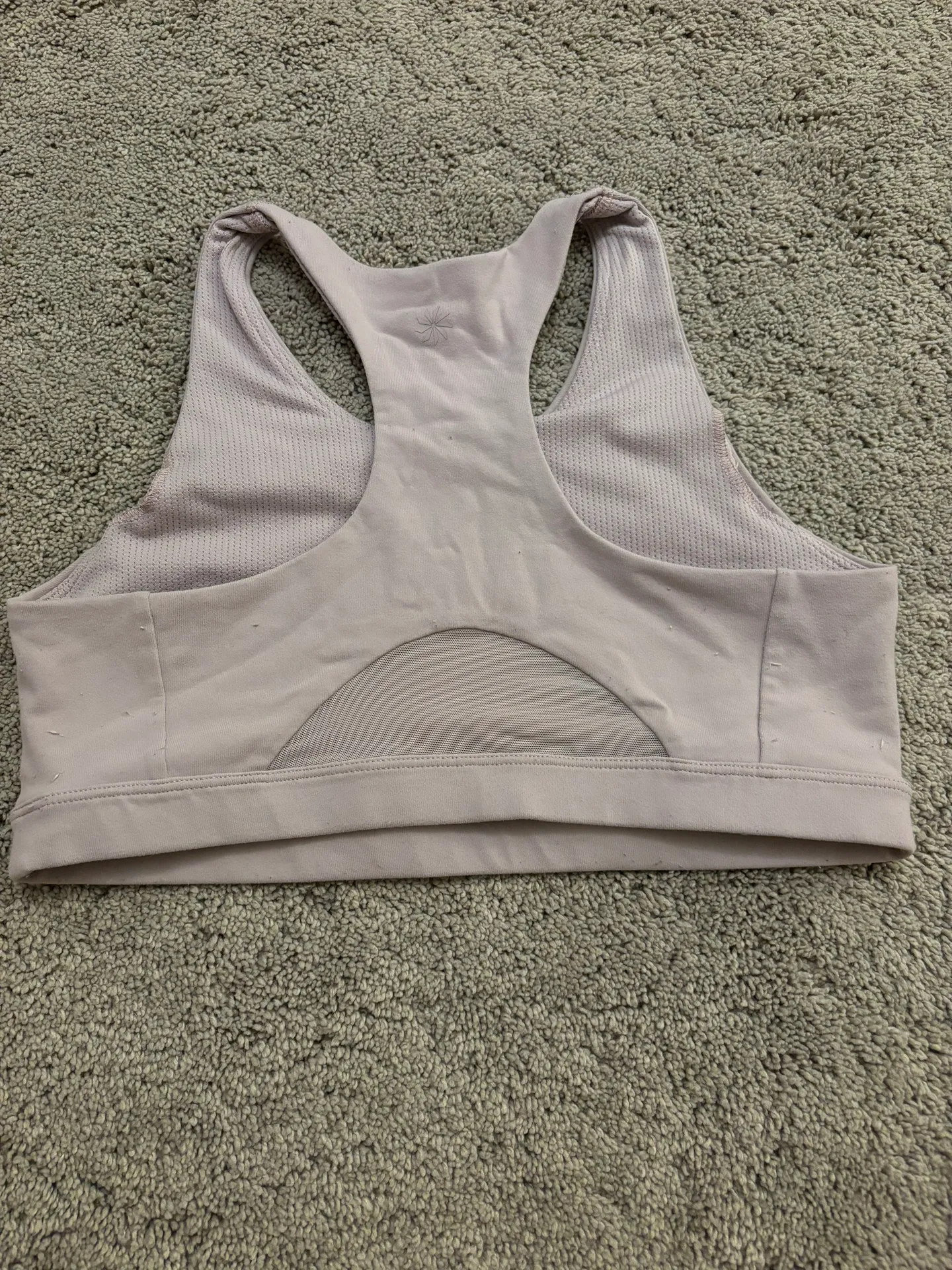 purple racer back sports bra - Image 2