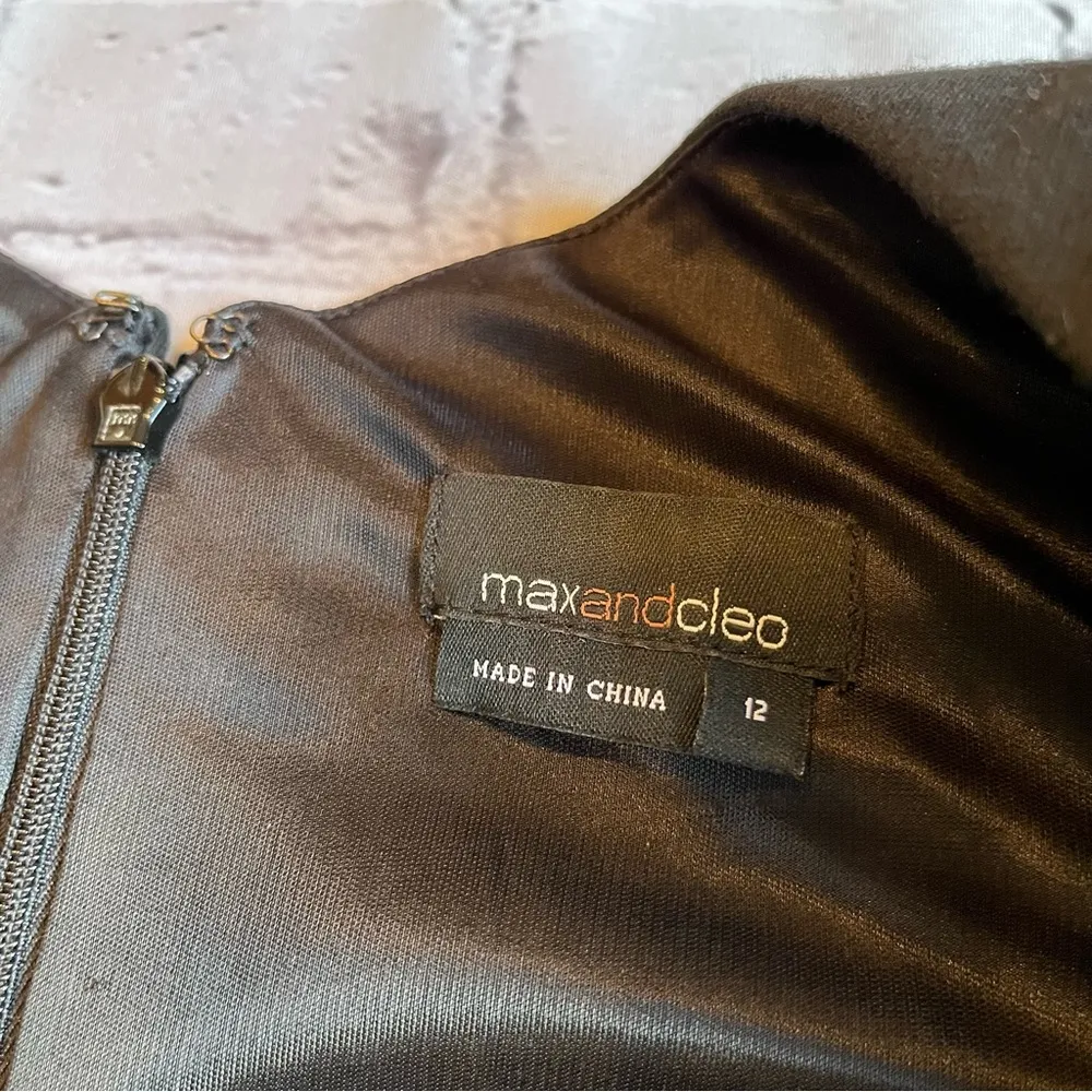 Max and Cleo Black Asymmetrical Dress 12 - Image 8