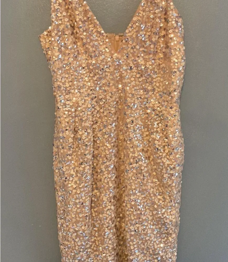 Jill Jill Stuart Formal Cocktail, Prom Dress, Sequins - Image 3