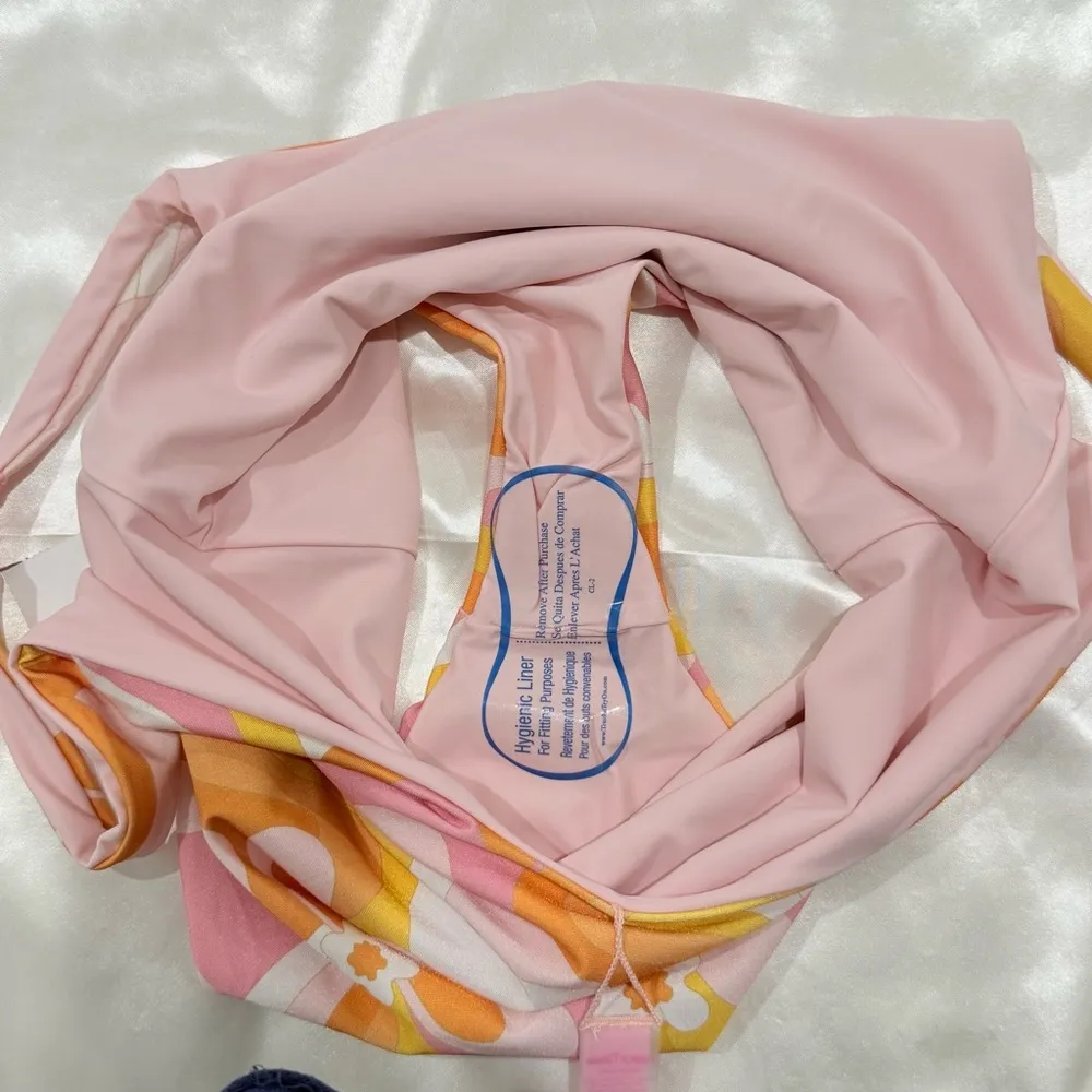 Funboy X Barbie Dream Swim Raquel One Piece Swimsuit XL Floral Spring Break Chic Pink - Image 11