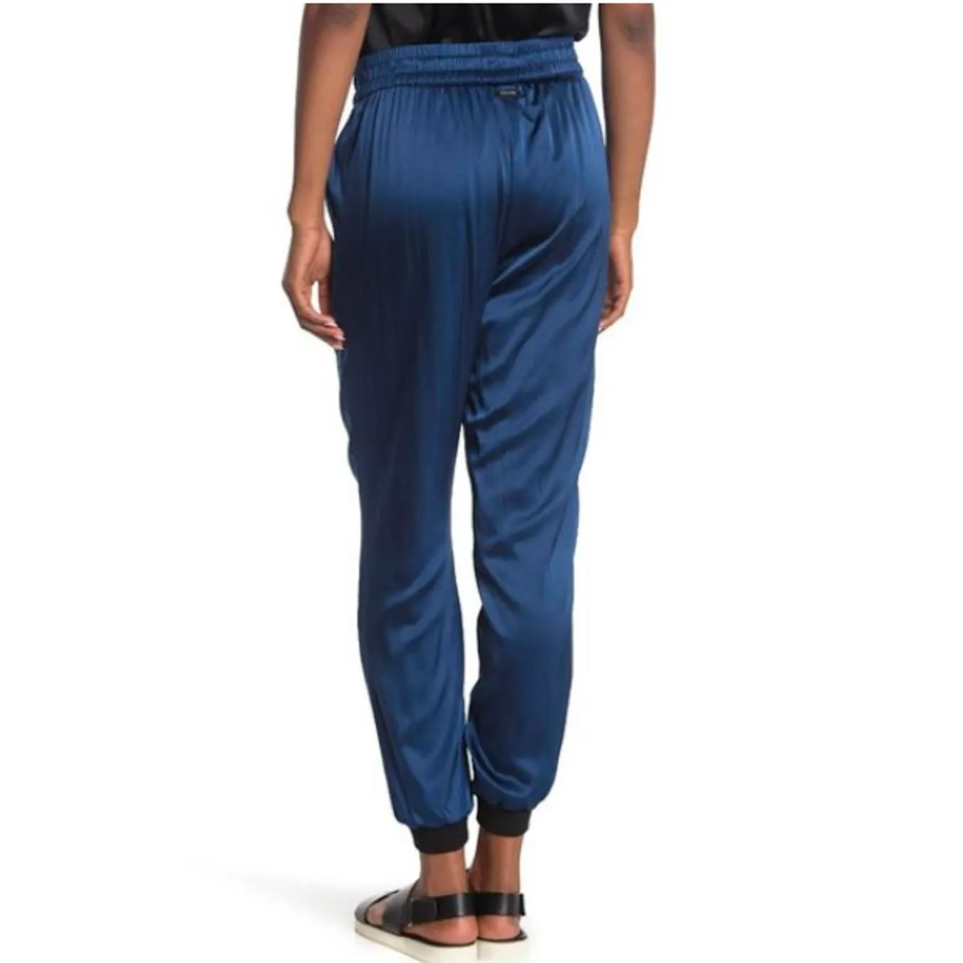 Inreverse Blue Silk Blend Jogger Pants - Image 2