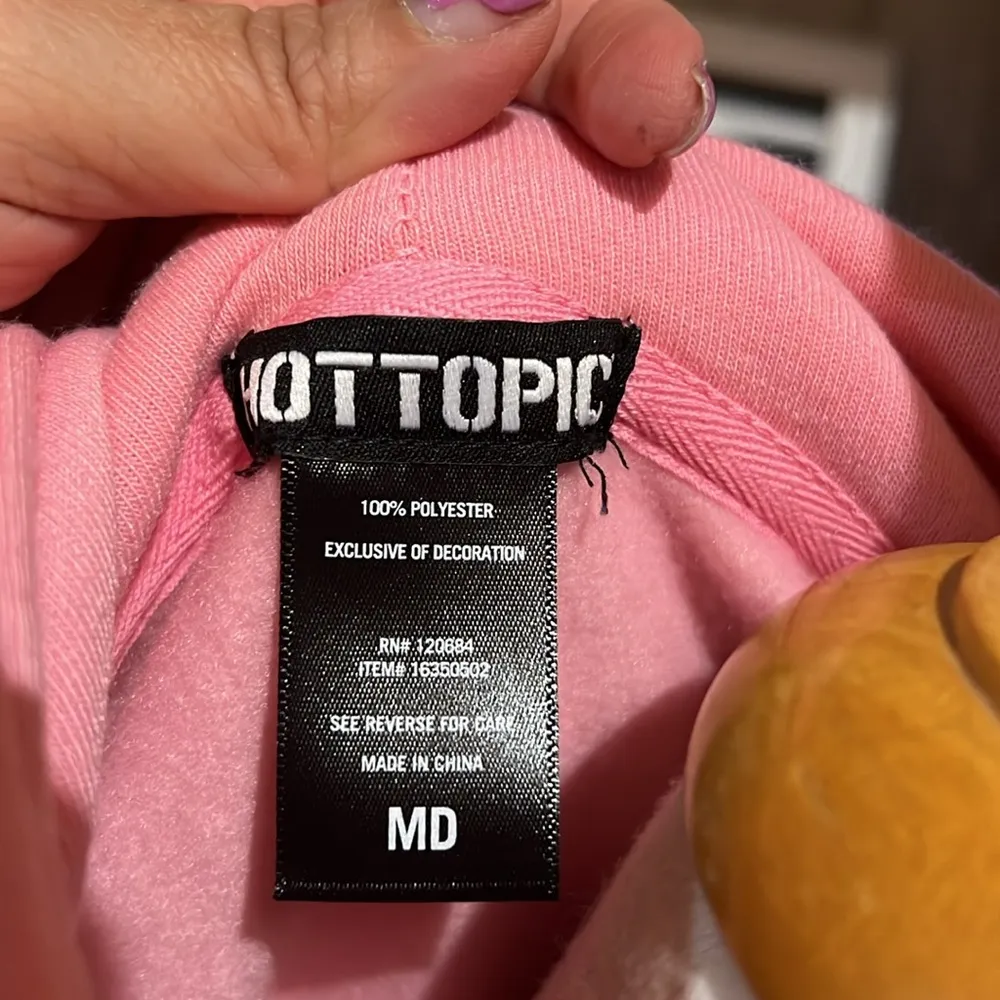 hoodie strawberry milk, juniors size, medium - Image 12