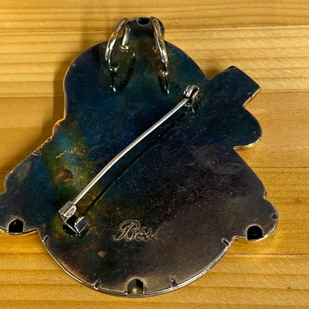 Best Snowman Pin Brooch Pendant Winter Christmas Holidays Silver Gold Color - Image 4