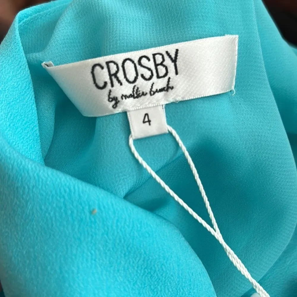 Crosby by Mollie Burch Sasha Maxi Dress in Turquoise NWT 4 - Image 4