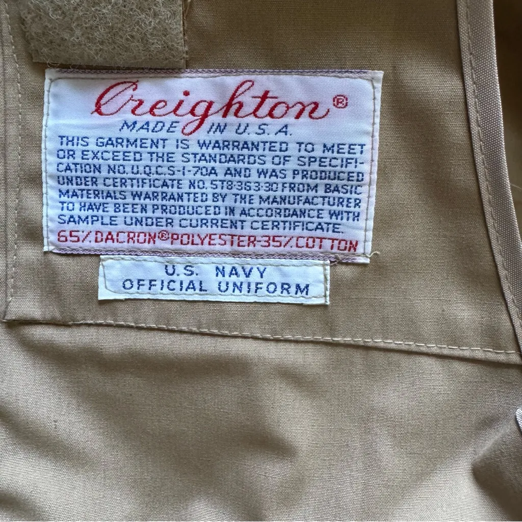 Vintage Creighton Stahl Insulated Windbreaker Jacket Women’s 8/10R Tan - Image 11