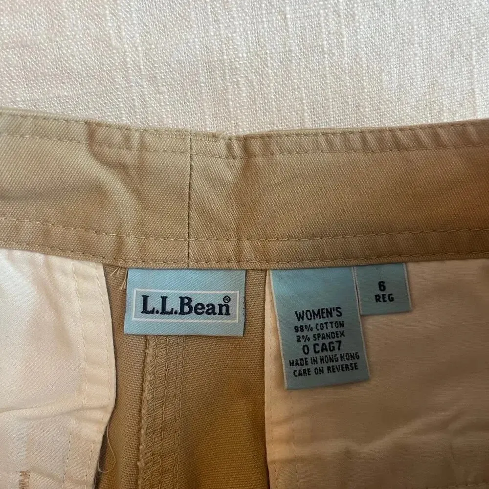 NWOT Women’s Eddie Bauer Khaki Hiking Cargo Shorts size 6 - Image 3