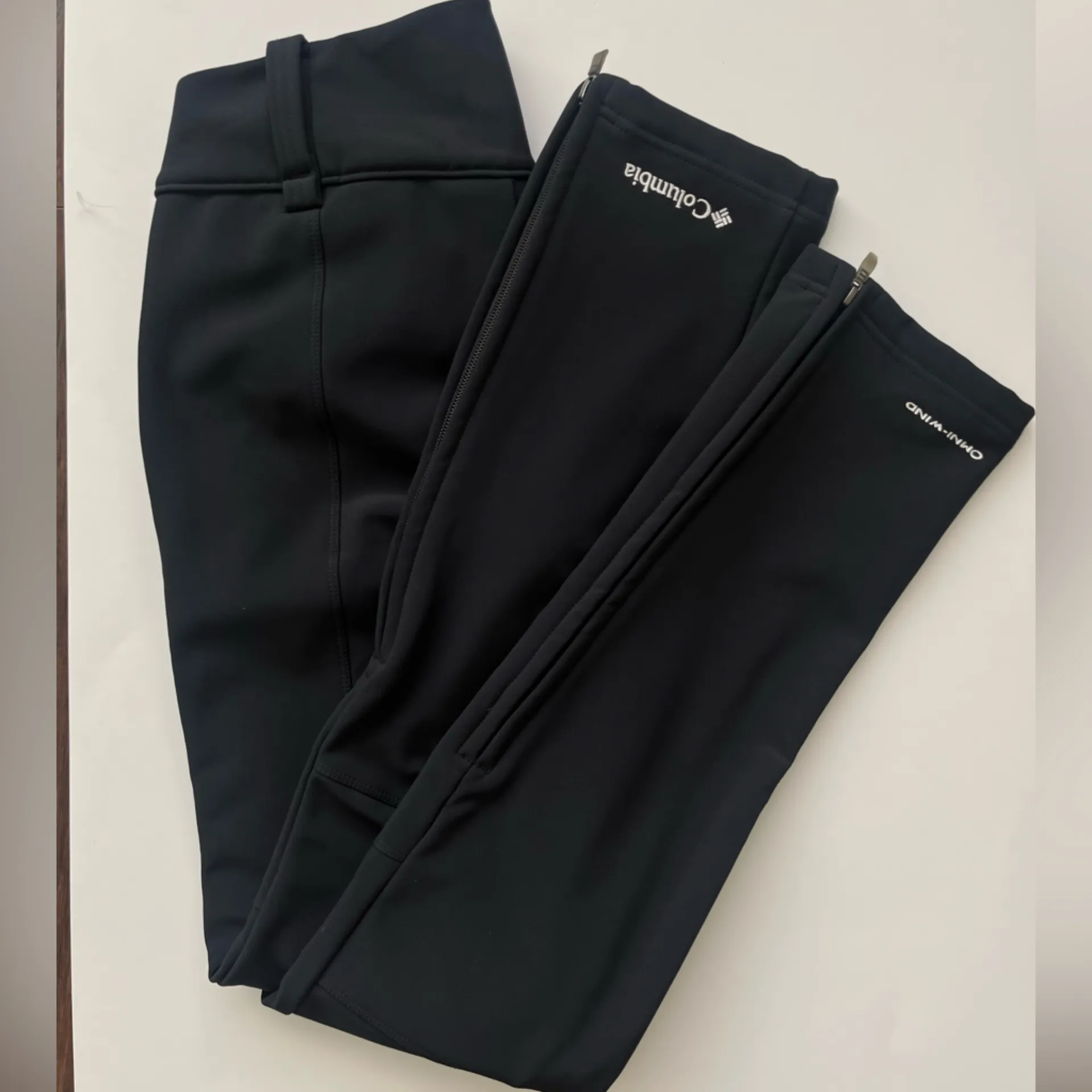 Columbia Omni heat Breathable Windproof soft shell Snow Pants black 4 NWOT - Image 3