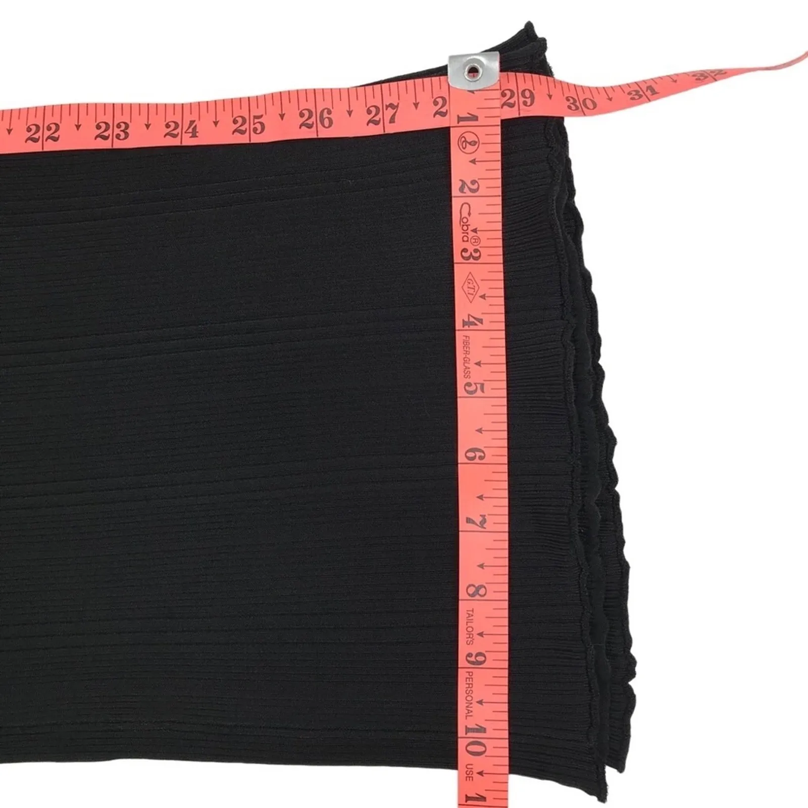 EVERLANE Flare Rib Knit Pant XL Black Grunge Versatile Office Whimsy Travel NWT - Image 10