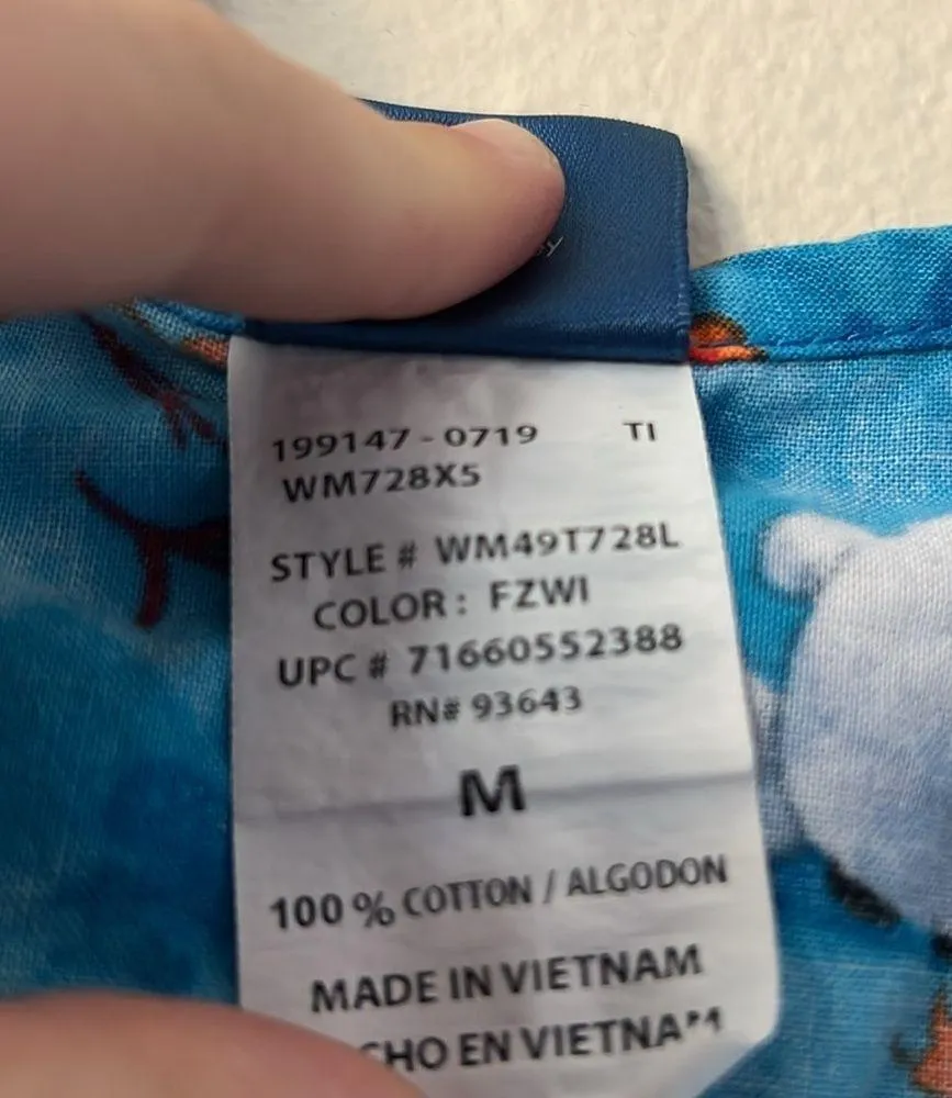 Disney Frozen II Olaf Short Sleeve Scrub Top Medium - Image 5