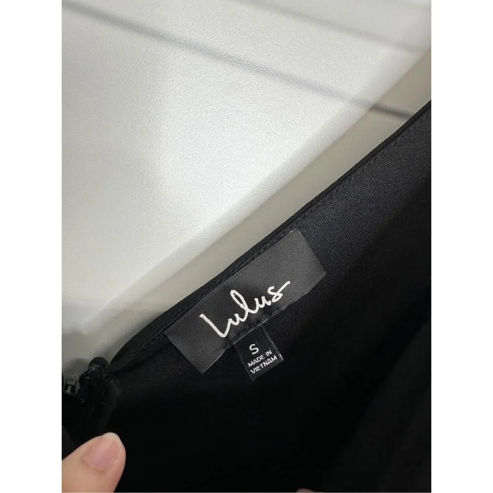 Dress Womens Maxi Chiffon A Line Black Sleeveless Size Small NWT - Image 8