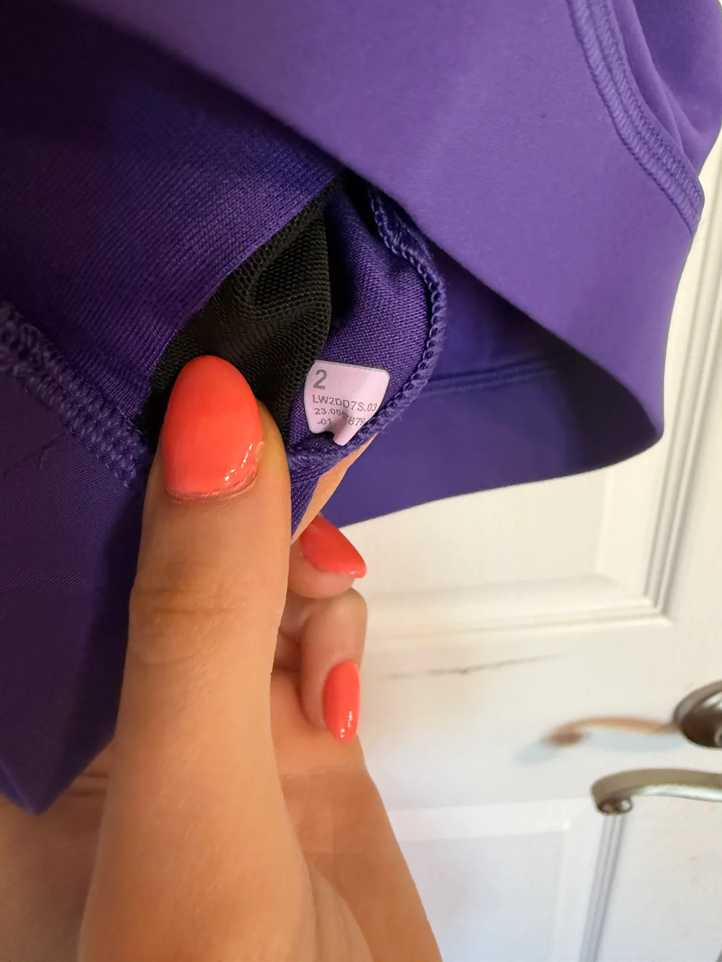 envital sports bra dark purple - Image 4