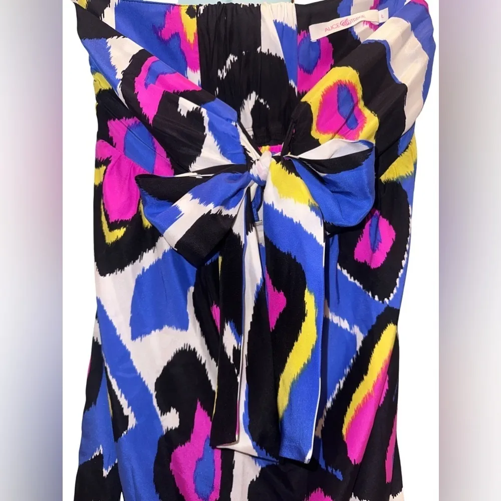 Alice and Trixie Multicolor Cocktail Mini Dress Size Small/Medium - Image 7