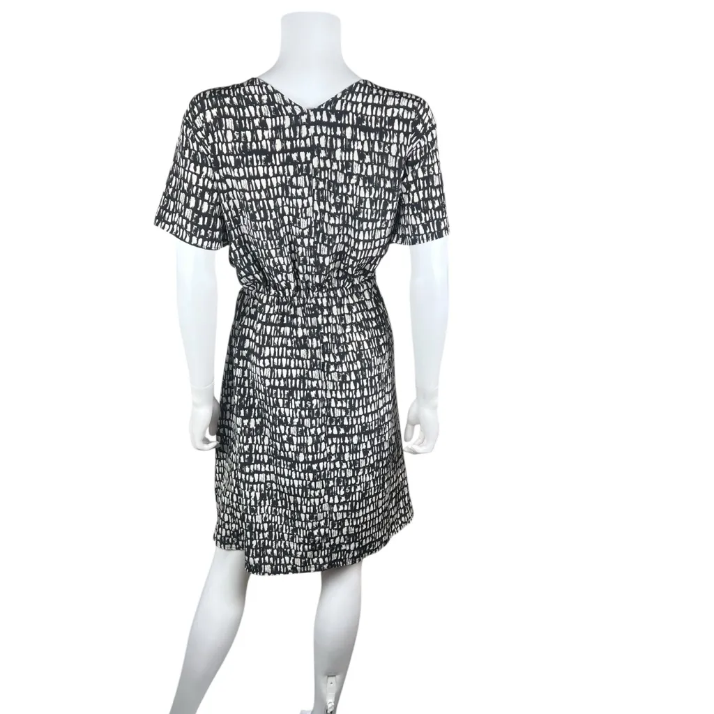 Eileen Fisher 100% Silk Seraglio Print Drawstring Dress - Image 10